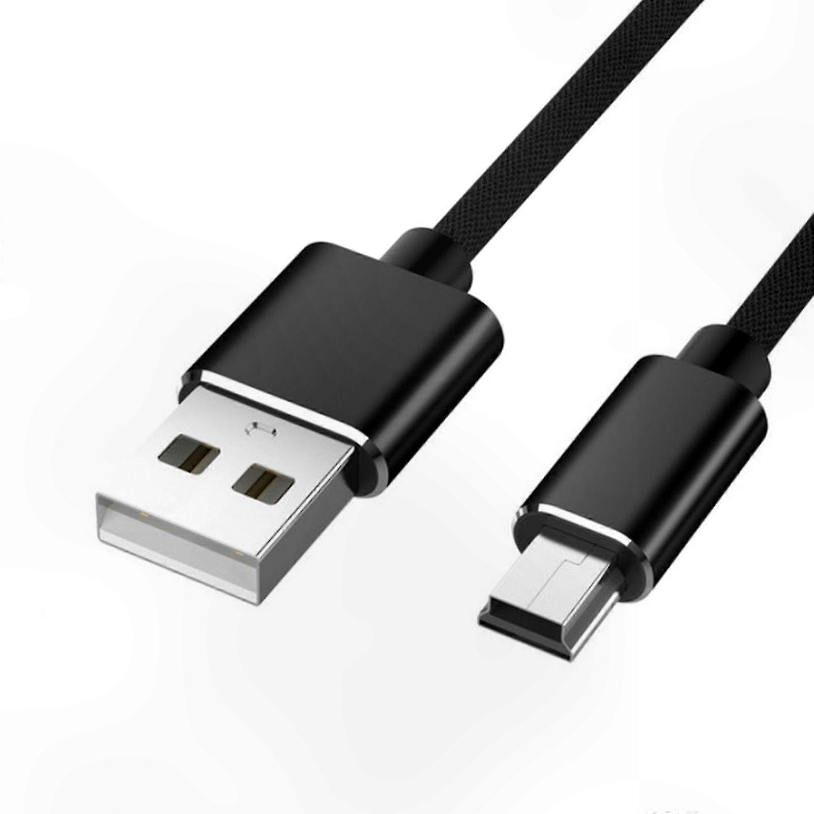 Mini USB Cable for MP3 MP4 Players, USB Data Sync and Charging Cord