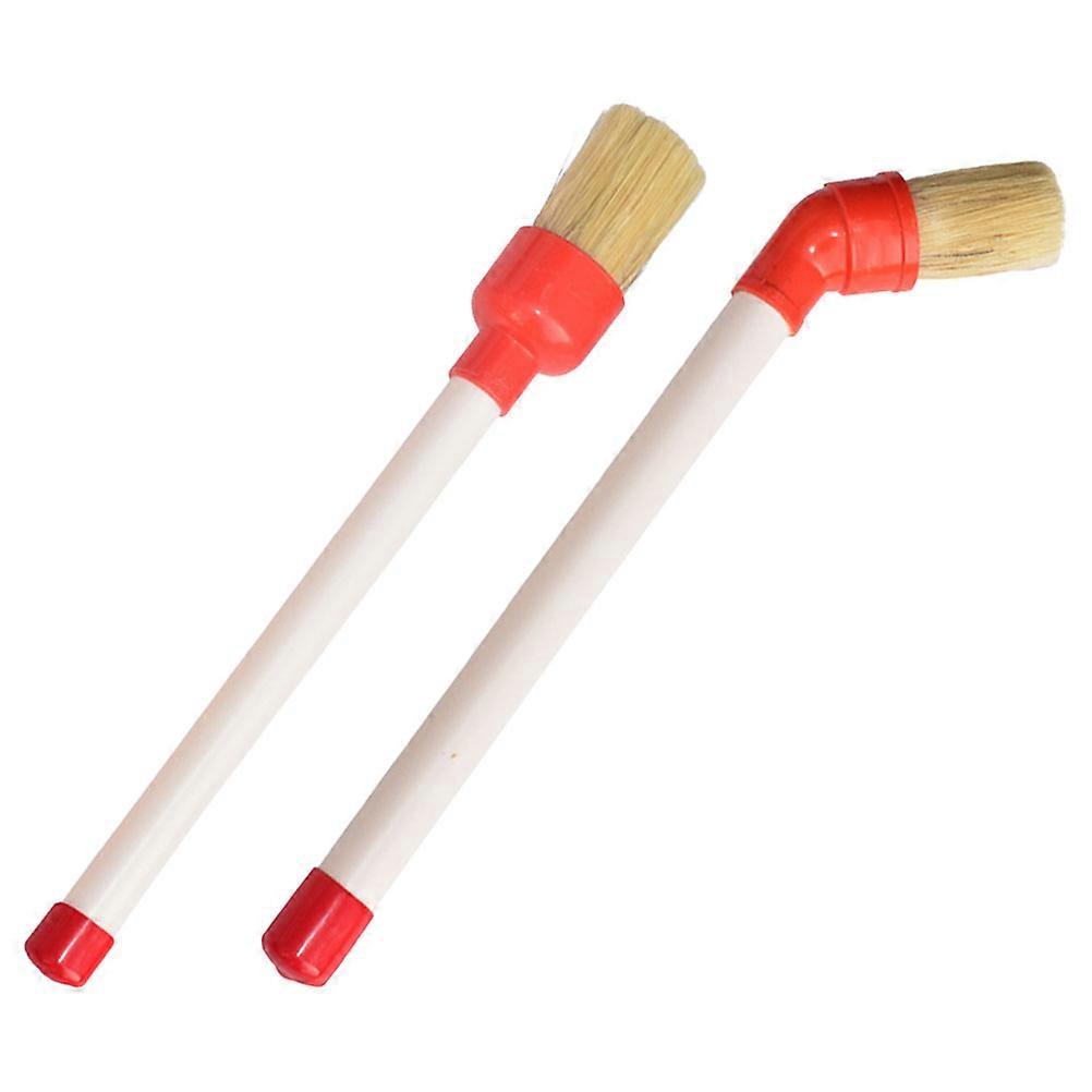 Car Rim Cleaner Brush Tire Grease Brush with 6Pcs Set