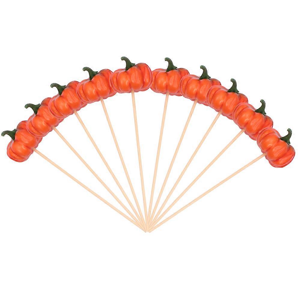 Pumpkin Topper for Decoration Small Pumpkin Bouquet Materials 3Sets