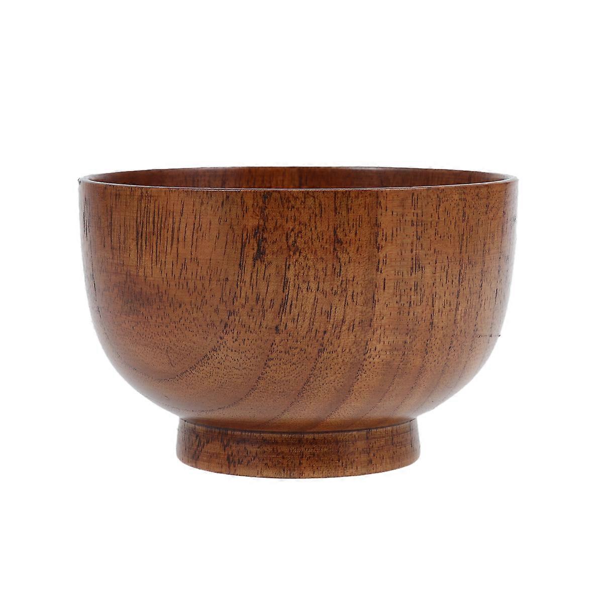 Dřevěné misky na jídlo pro kuchyňské použití s ​​servírovací miskou na zeleninu