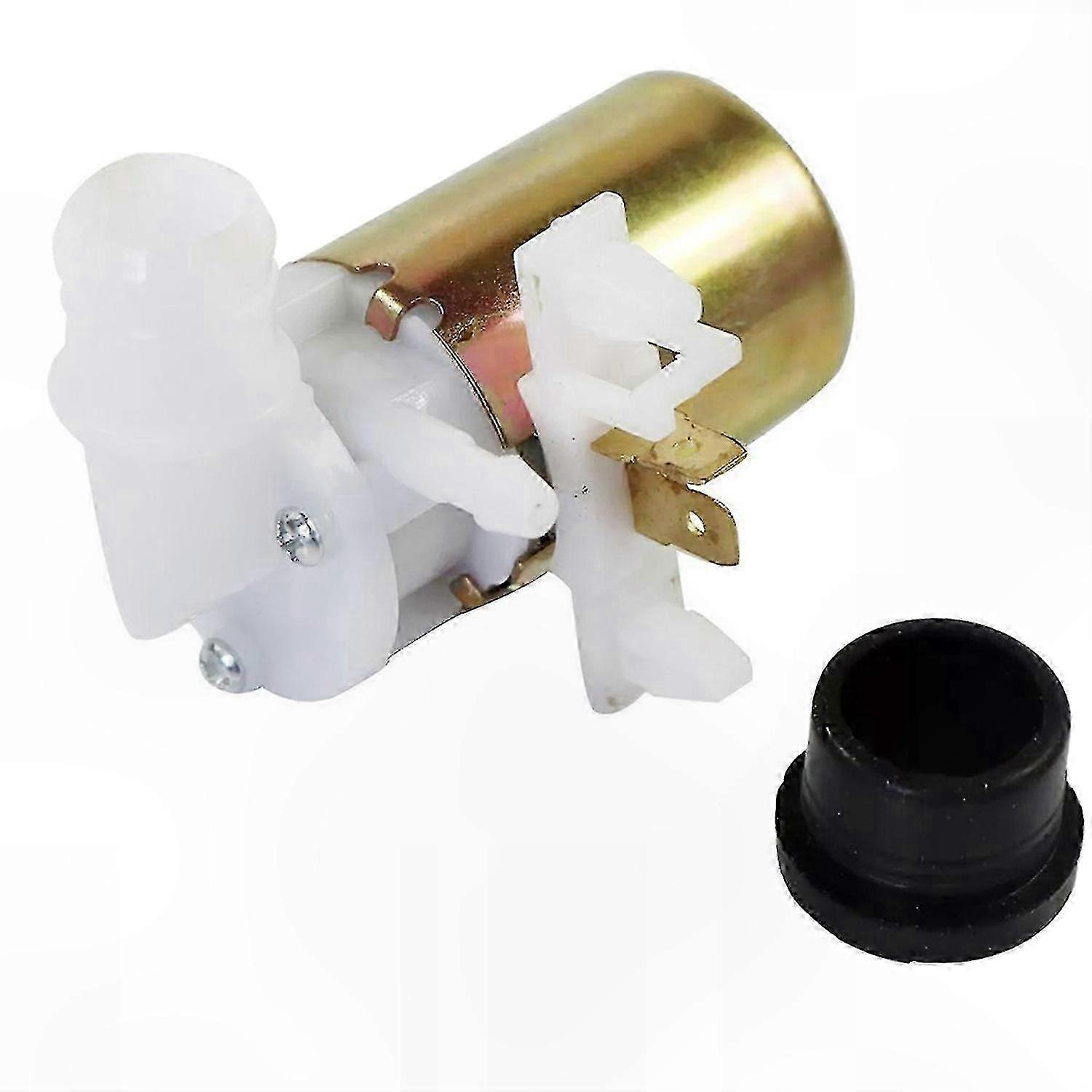 Universal 2-Pin Windshield Washer Pump for Pickup Trucks & SUVs, Durable Replacement Part