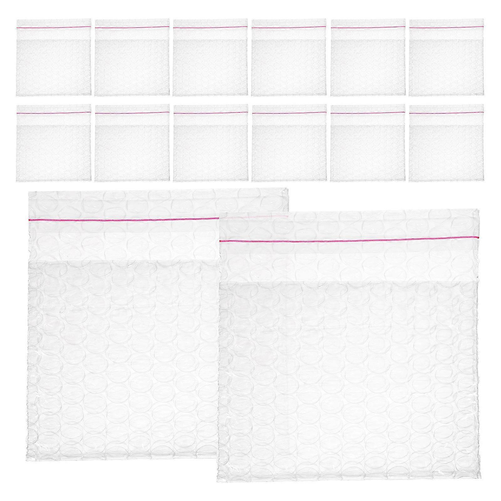 Shockproof Bubble Pouches Wrap Moving Storage Solutions For Safe Packaging Durable PE Material 100Pack