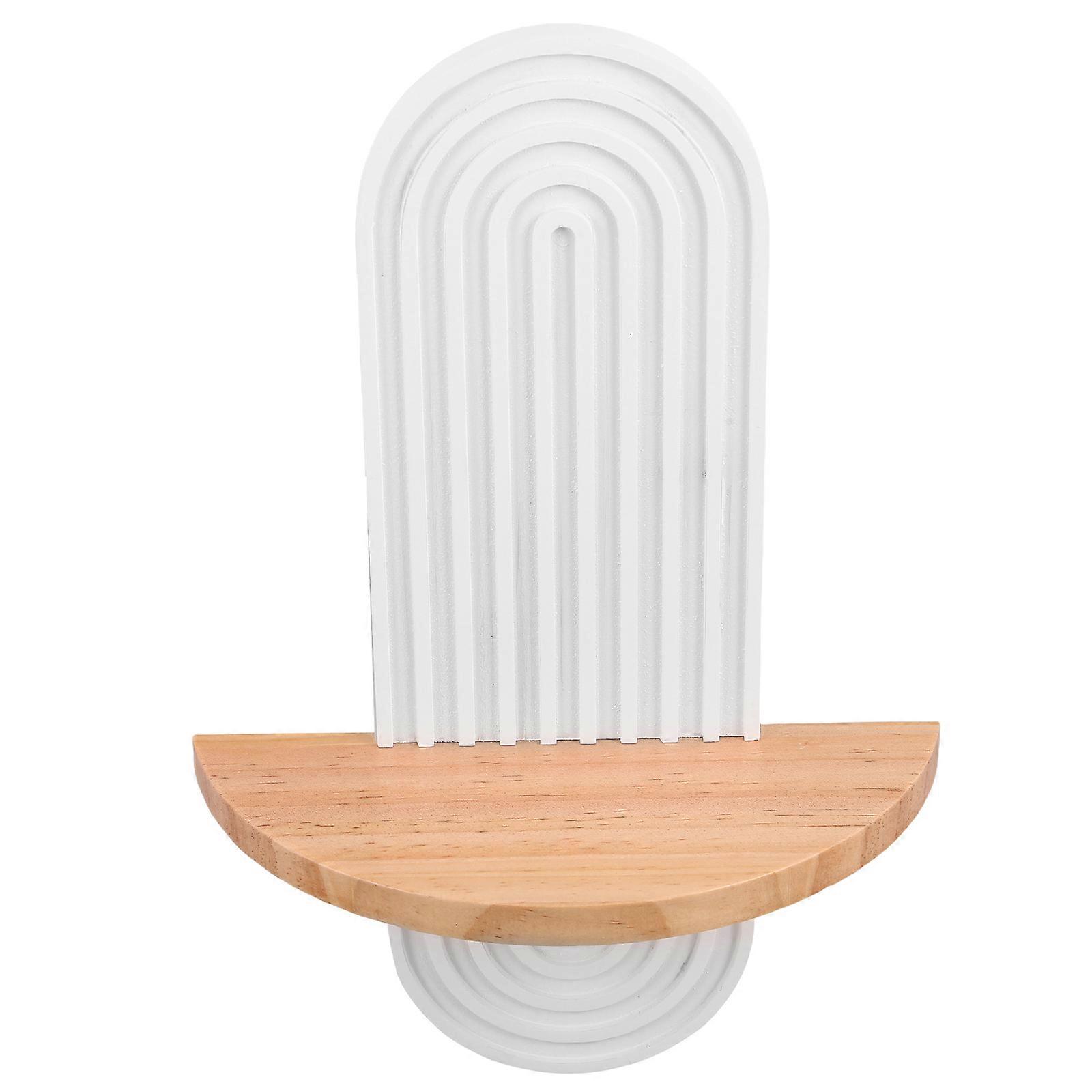 Wall Hanging Shelf for Storage 3Pcs Rustic Wooden Flower Display Stand