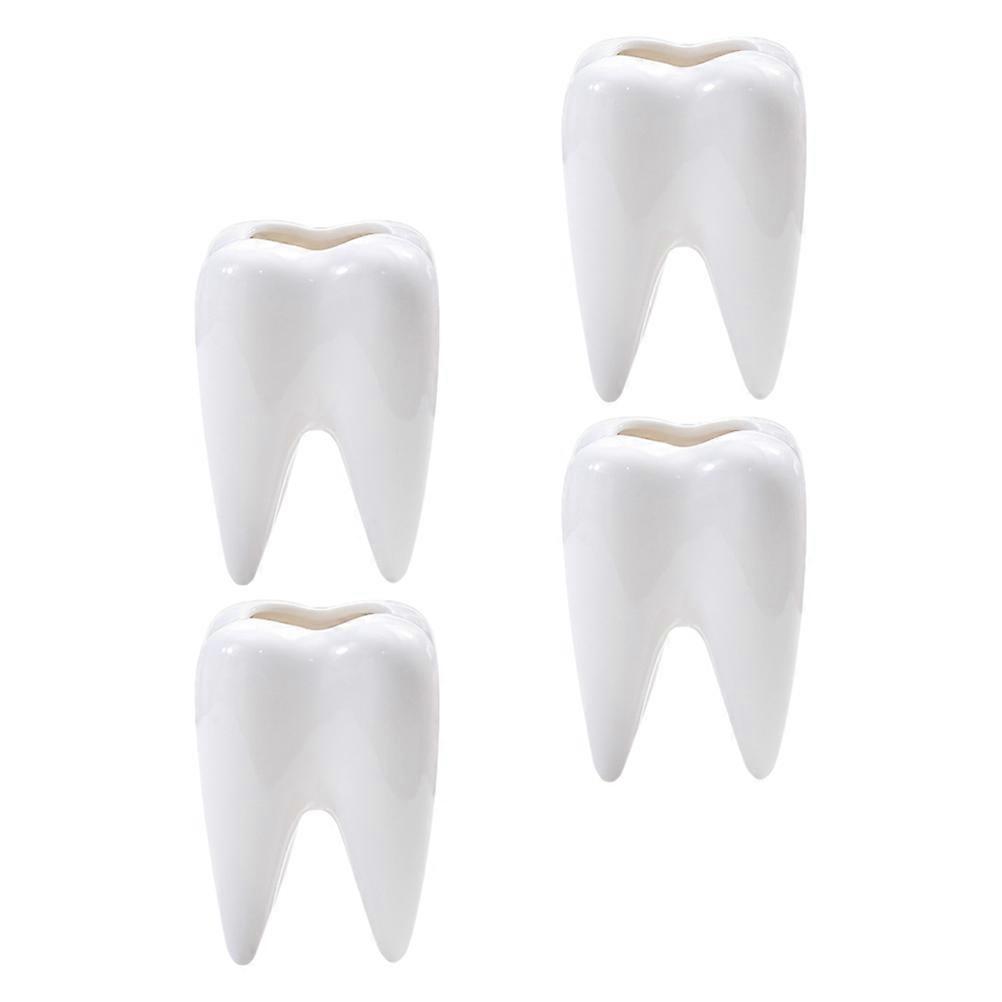 Succulent Plants 4Pcs Ceramic Flowerpots for Gardening Use