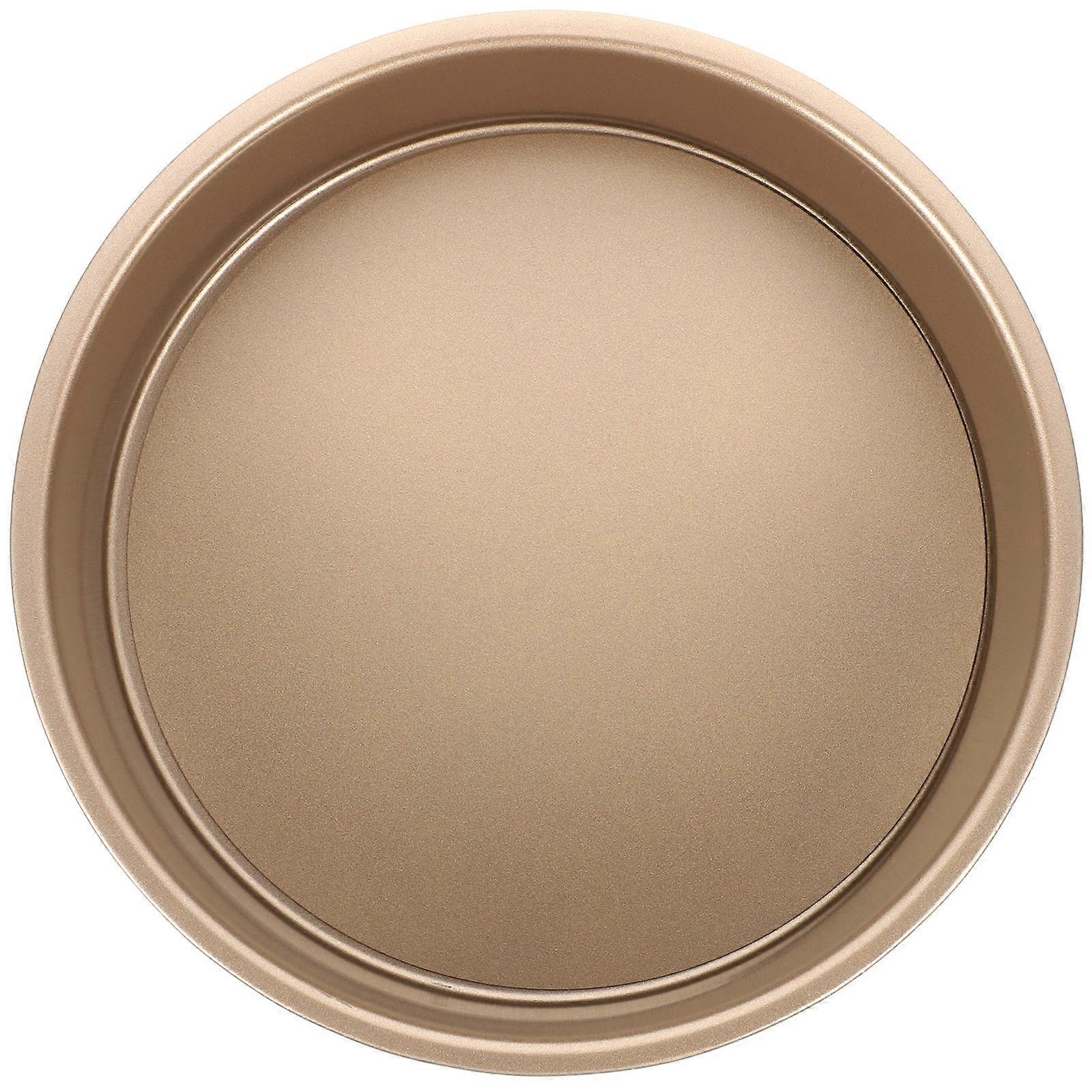 Golden Round Cake Mold Detachable Baking Pan for Cake 2Pcs