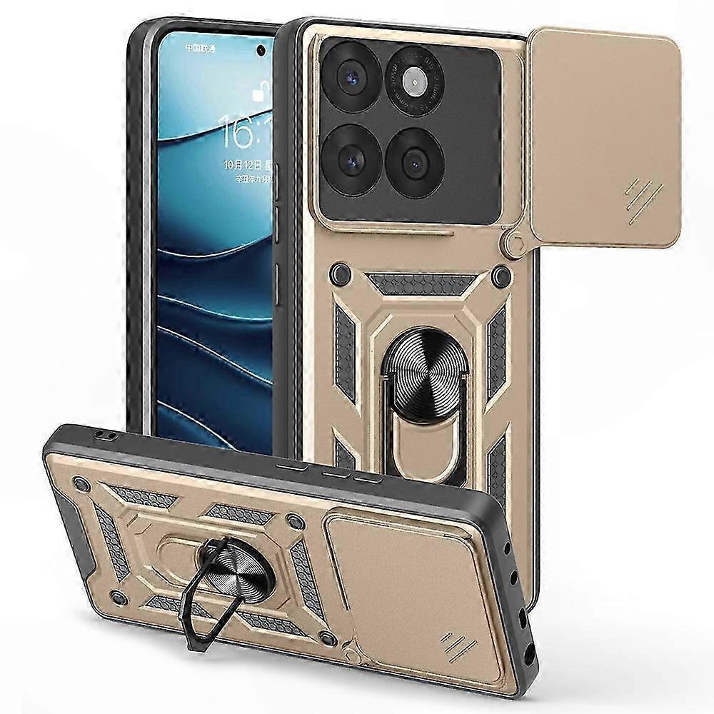 Compatible Phone Case with Slide Camera Cover and Kickstand for Edge 60 5G & Fusion 5G Models
