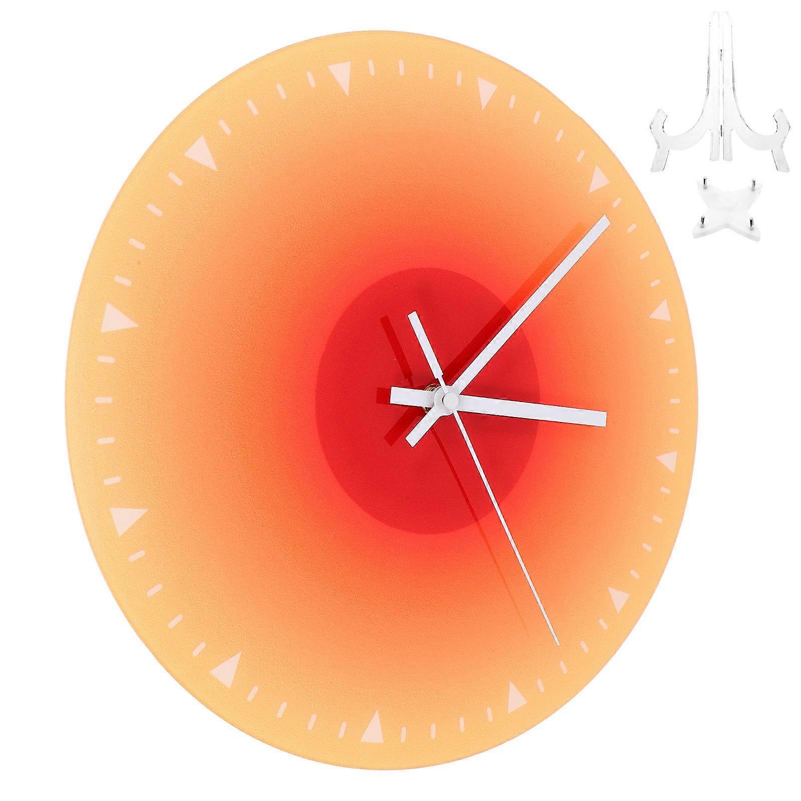 3Pcs Acrylic Wall Clock Decorative Use Circular Wall Clock For Home Office With Silent Sweep Movement In Stylish