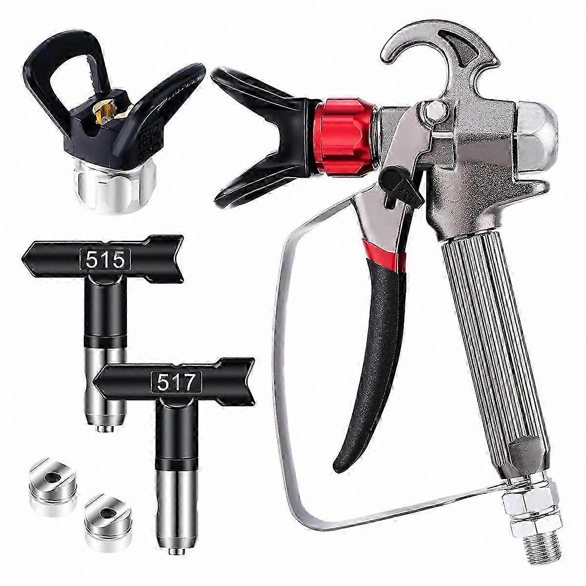 5-Piece High Pressure Airless Paint Sprayer Gun Kit