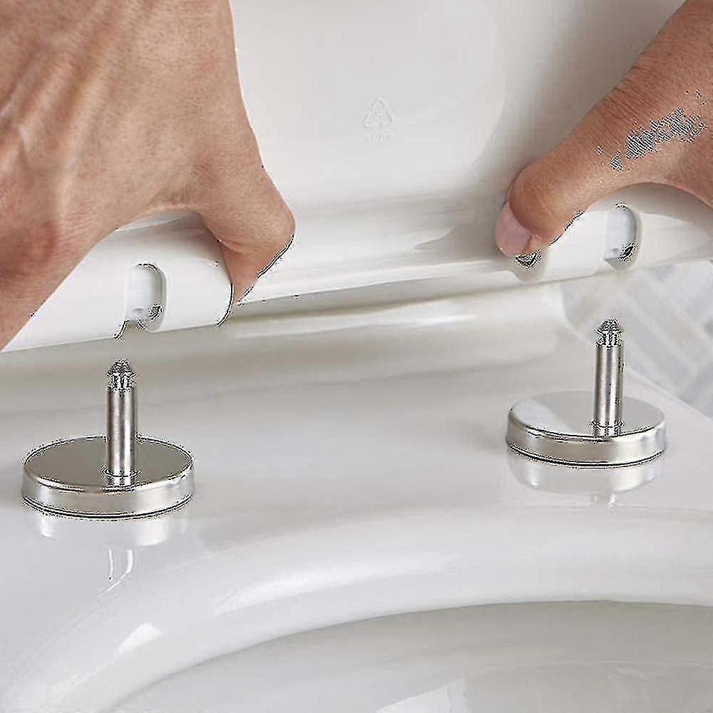 1 زوج مقعد المرحاض المفصلي ، مثبتات مقعد المرحاض المفصلية ، تثبيت مقعد المرحاض الجزء العلوي تحديد توسيع الترباس العالمي لتحديد TA