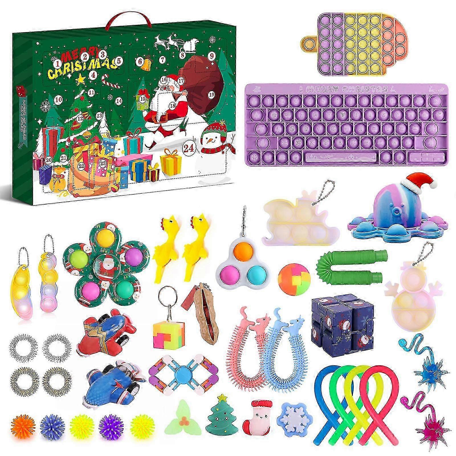 2023 Fidget Advent Calendars Gift For Girls Boys Kids Christmas Advent Calendar Fidget Toy Pack Figetsss Toys Sets Fidget Box 25-26