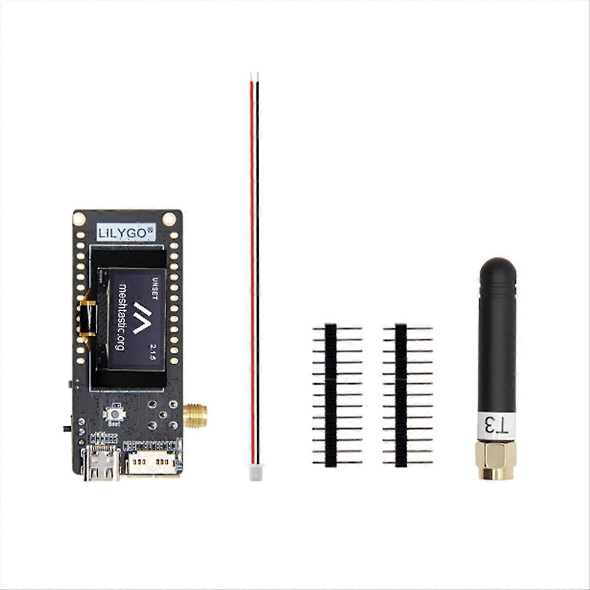 LILYGO T3S3-LR1121/2.4G V1.2 ESP32-S3 LoRa2.4G SX1280 uitgerust met 0,96 inch OLED-ontwikkelingsbord