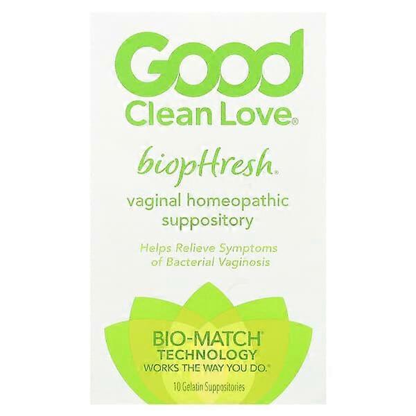 Good Clean Love, BiopHreshÃÂÃÂÃÂÃÂ®, Vaginal Homeopathic Suppository, 10 Gelatin Suppositories