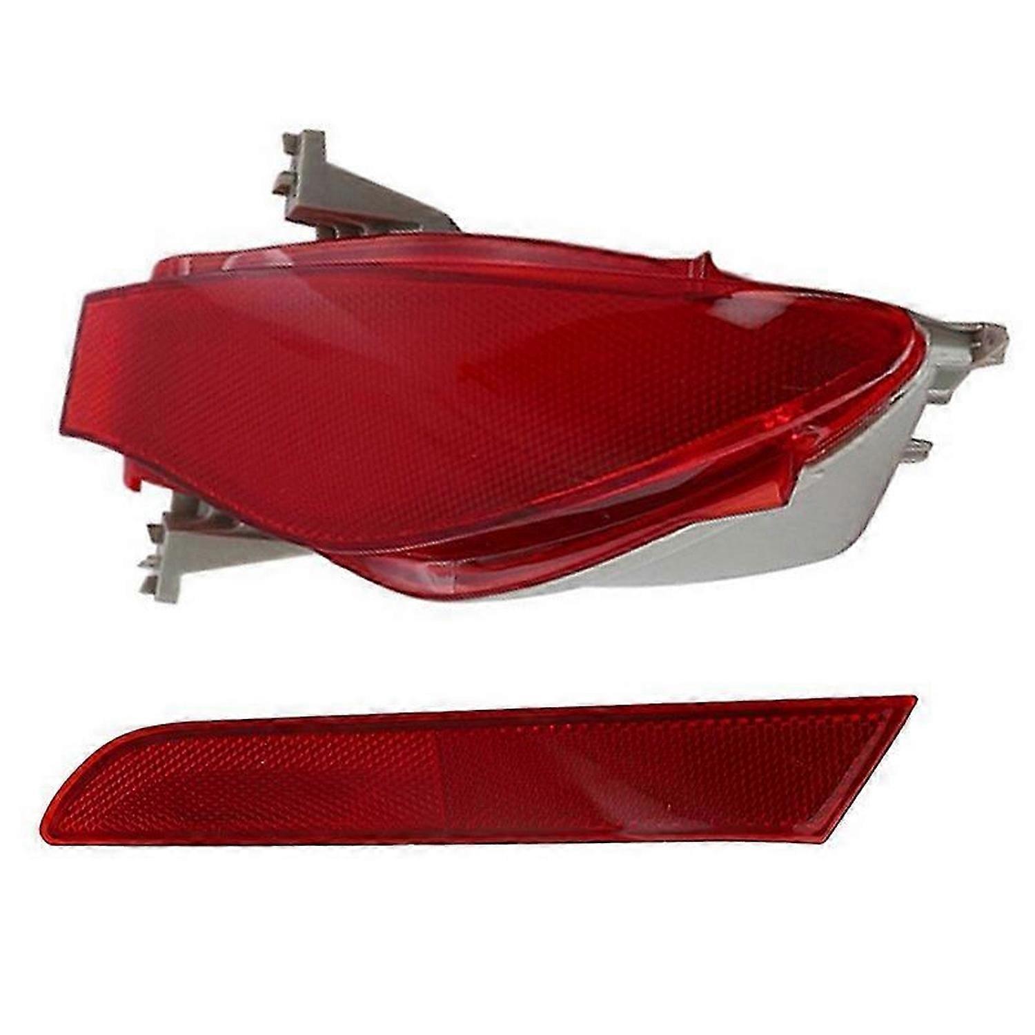 Car Rear Bumper Reflector Lights for Mazda CX7 CX-7 2008-2015 Tail Fog Light Housing Red Lens