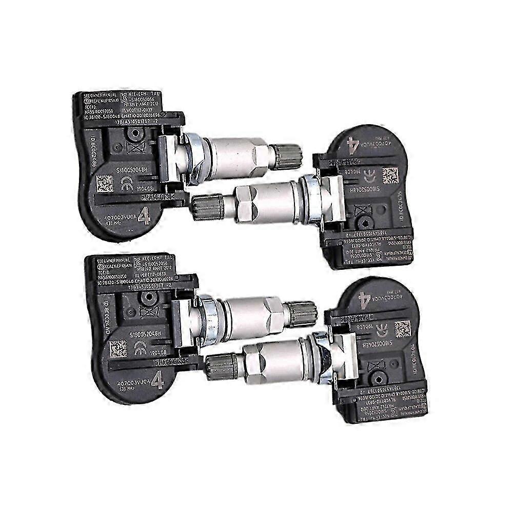 2025 4PCS FOR Nissan Pulsar Qashqai II TIIDA TEANA X-Trail Rogue 407003VU0A 433MHz TPMS Sensor 40700-3VU0A Tyre Pressure Sensors