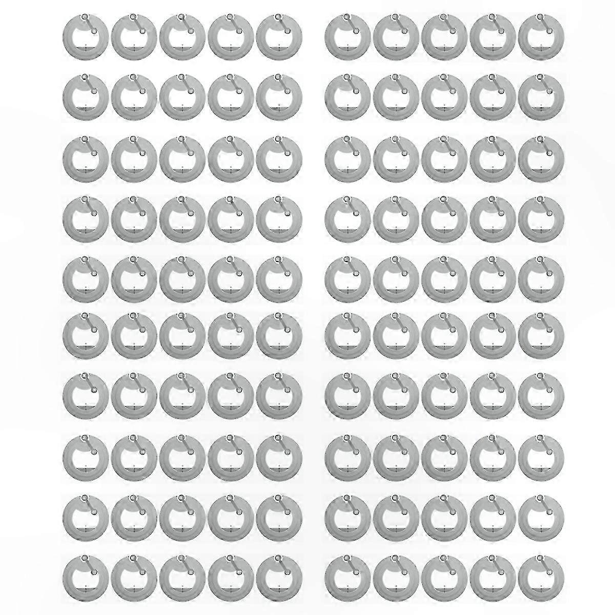 100Pcs NFC Ntag213 Sticker Labels 13.56MHz ISO14443A Universal for All NFC Enabled Devices