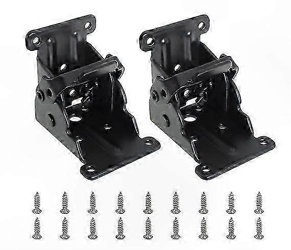 Folding Brackets Set of 4 for Furniture Hinges Self-Locking Connectors for Tables Cabinets Shelves Legs Hardware Support