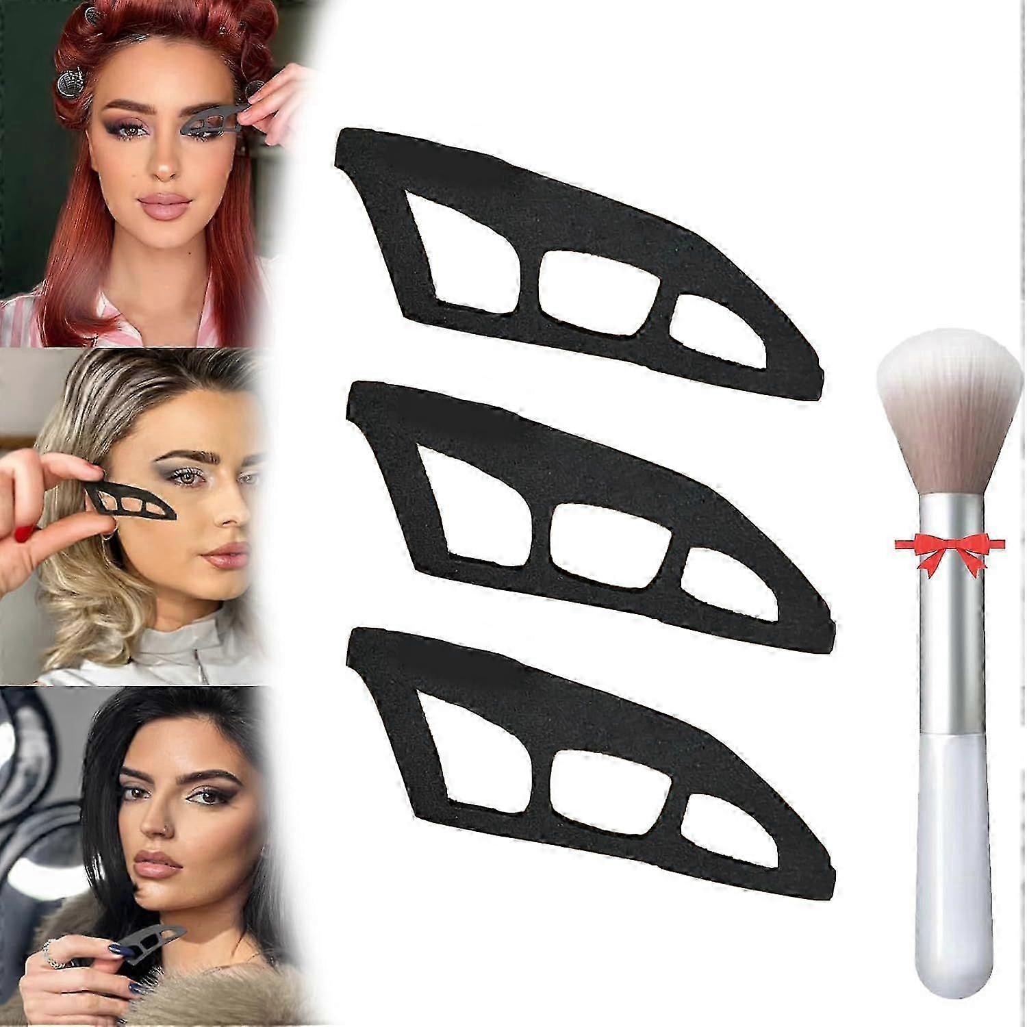 Eyeshadow Tool, Eyeshadow Assistant, Eyeshadow Guide, Reusable Eyeshadow Stencils, Professional & Quick Eye Makeup Tool for Women, Beginners