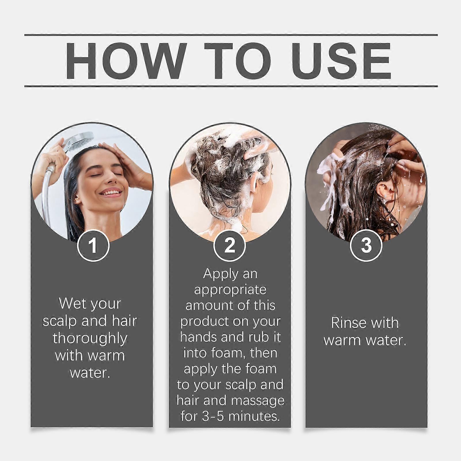 EELHOE Shampoo, Is Soft, Smooth, Nourishes Scalp, Controls Oil, Refreshing, Fluffy, Improves Dry And Irritated Hair, Strengthens And Protects Hair