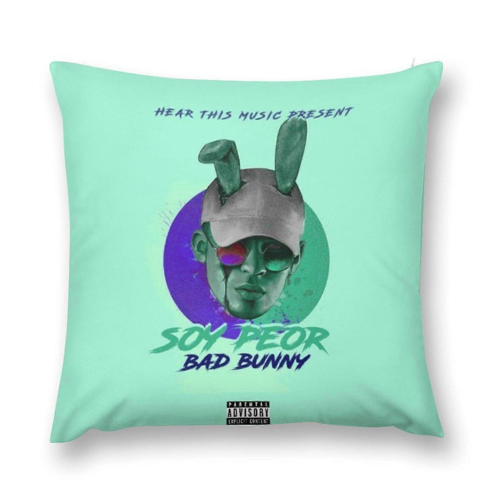 i425 Bad Bunny Plush Pillow Case Throw Multisize Ultra-comfortable Pillowcase Cushion Anti-fouling Protective Cases FFg425