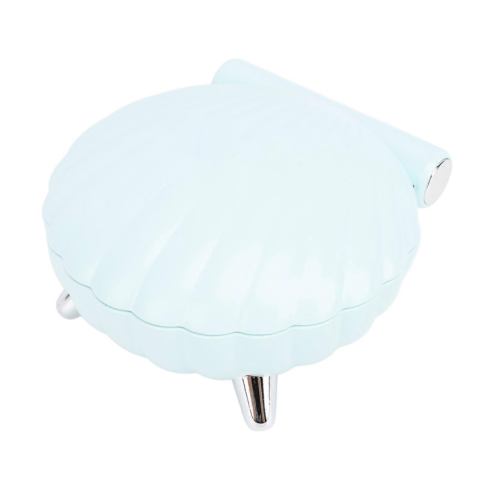 Bluetooth Speaker Unique Seashell Shape Stereo Speaker with Colorful Night Light 1200mah for Bedroom Table Decoration Green 