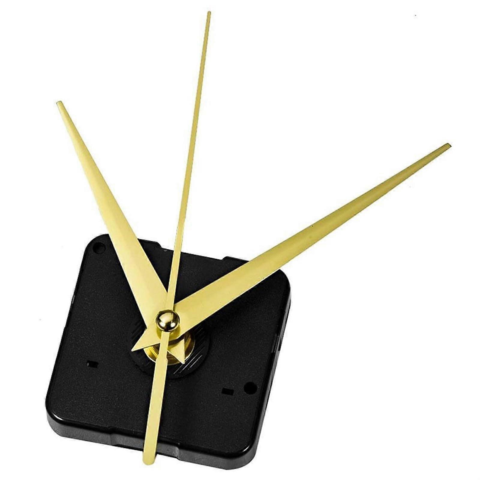 Silent Large Wall Clock Quartz Clock Movement Mechanism DIY  Parts Clock Hands For Watches Black