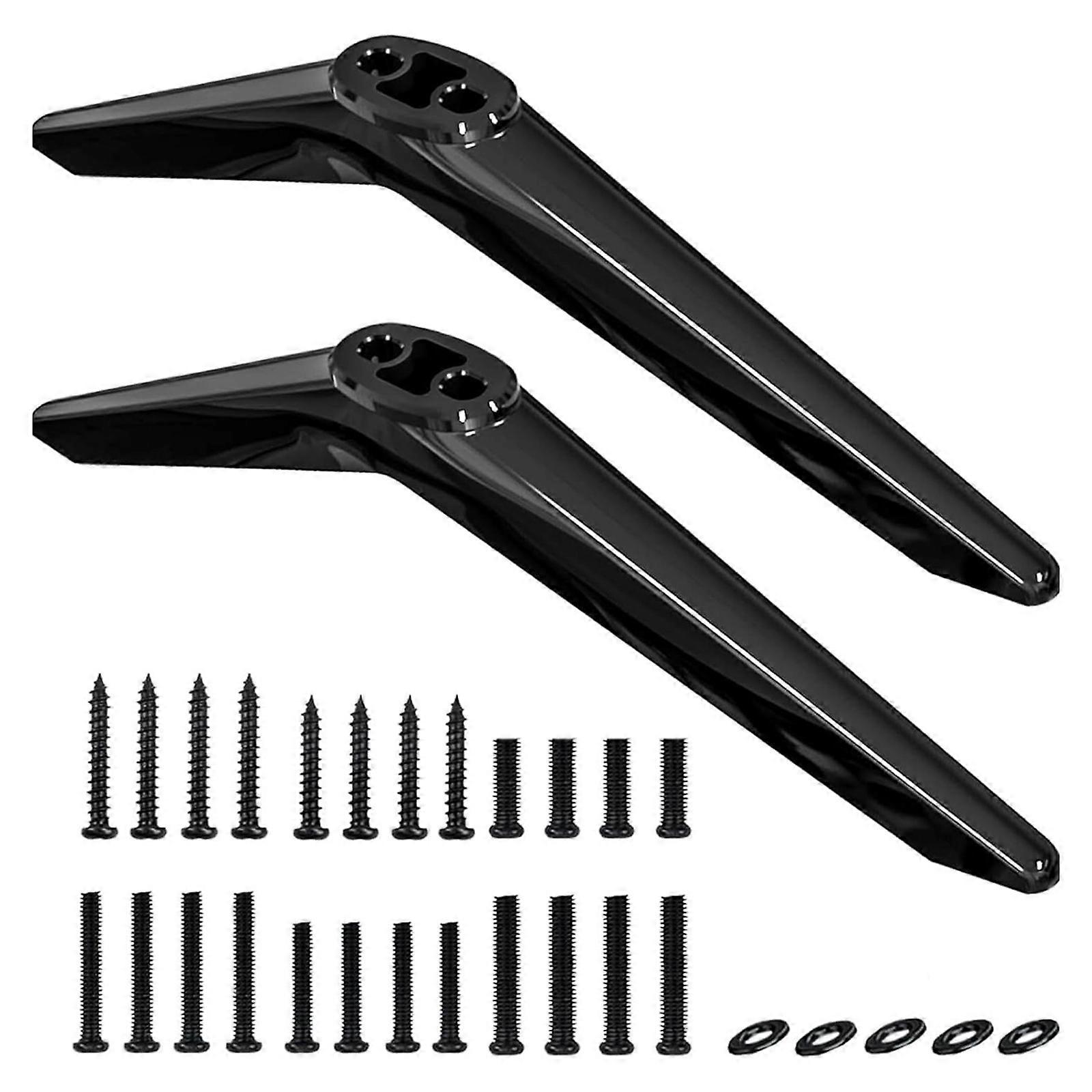 ABS Television Stand Legs Replacement For 28 65 Inch Televisions No Tools Required Secure Mounting System Universal Compatibility Multicolor