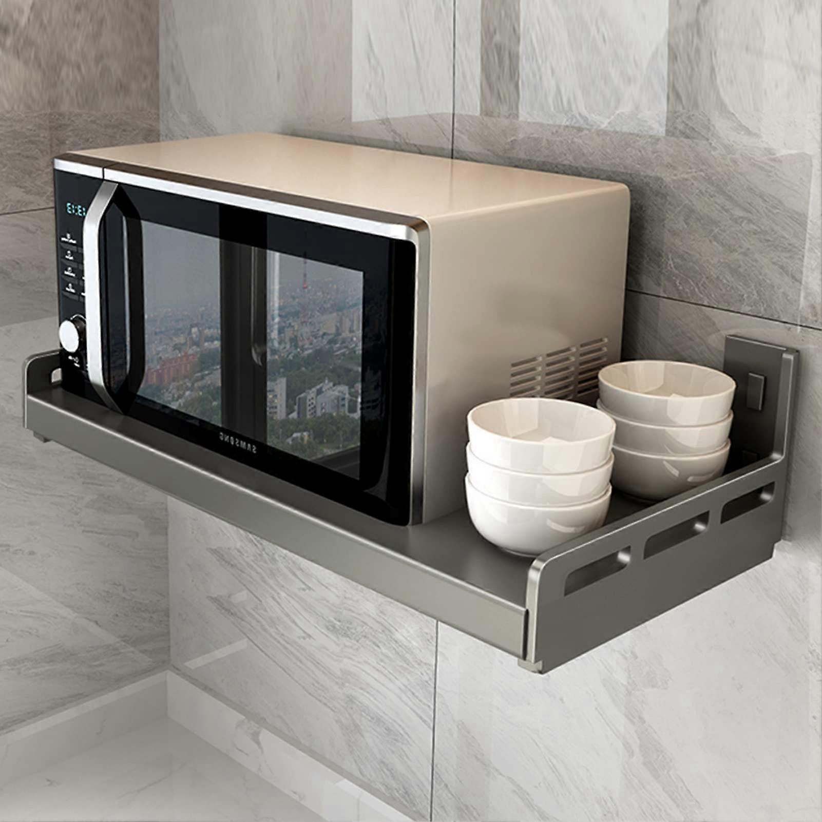 WallMounted Electric Oven Shelf For Microwave & Electric Ovens, Durable SpaceSaving Organizer, Kitchen Storage