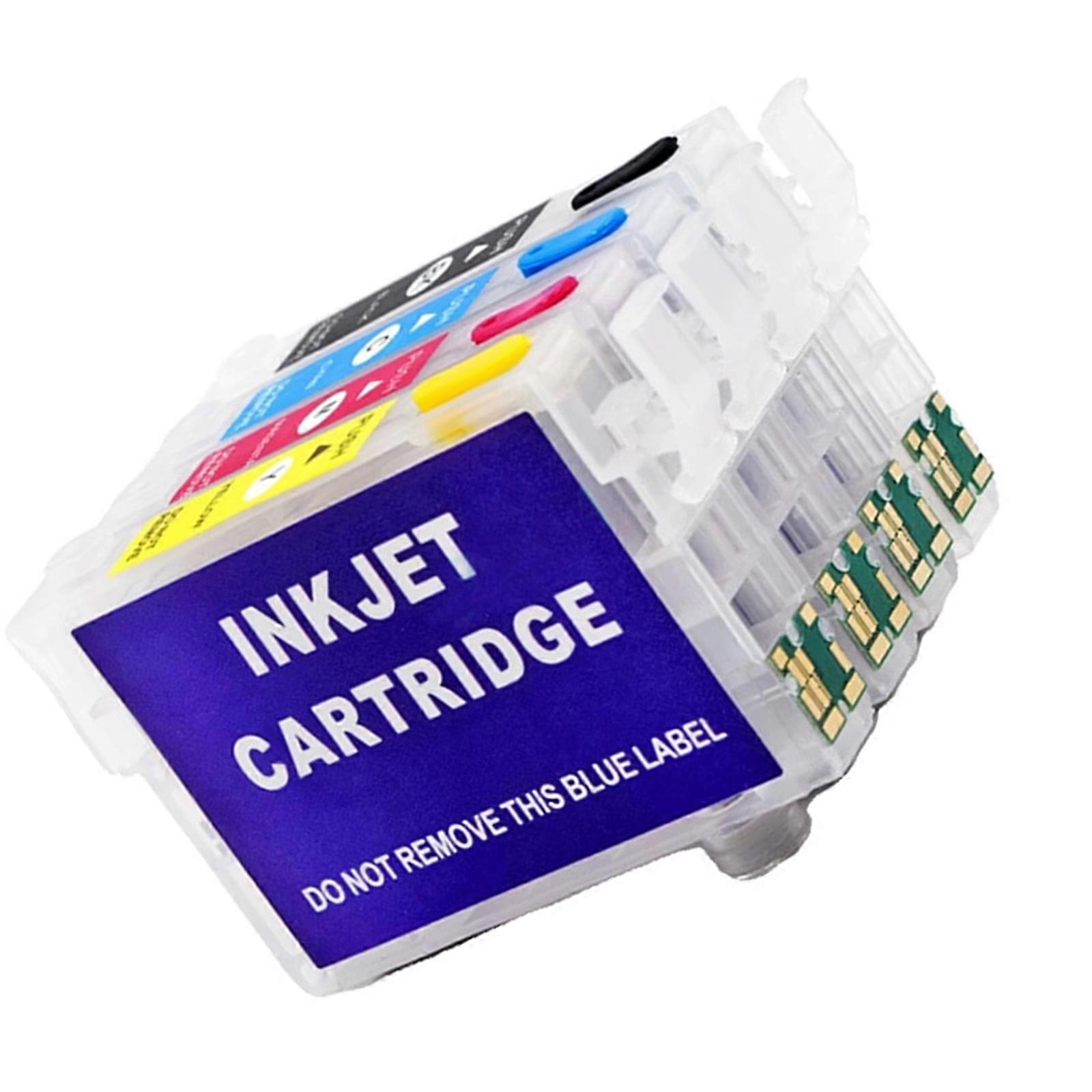 Empty 604XL Refillable Ink Cartridge Pack With Chip for XP2200/XP4200/WF-2950DWF/ XP5200/WF-2960DWF Inkjet Cartridge Multicolor