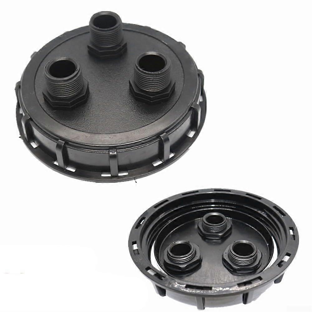 IBC Vented Lid 163mm Diameter 1 In Male Thread Plastic Tank Adapter Cap DN150 IBC Containers Leak Proof Outlet Connector