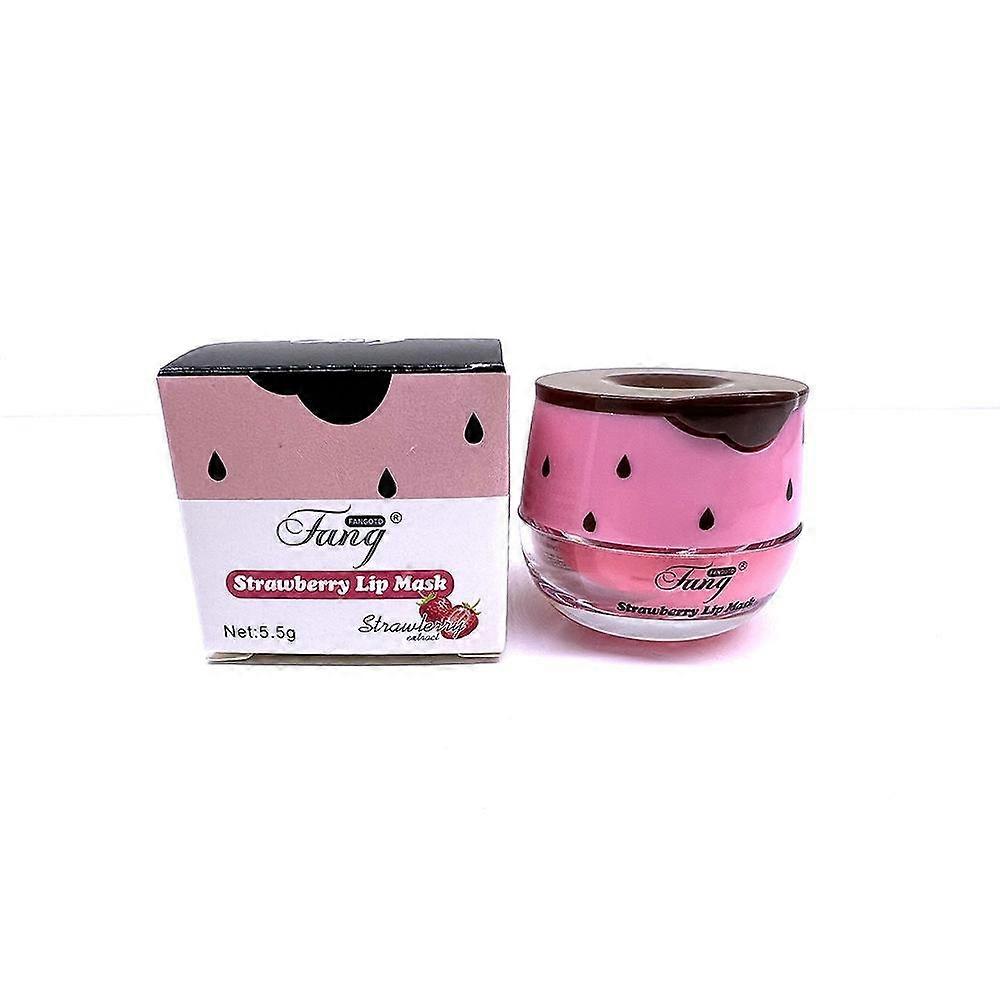 Moisturizing Lip Balm with Strawberry and Honey Essence for Smooth Lips