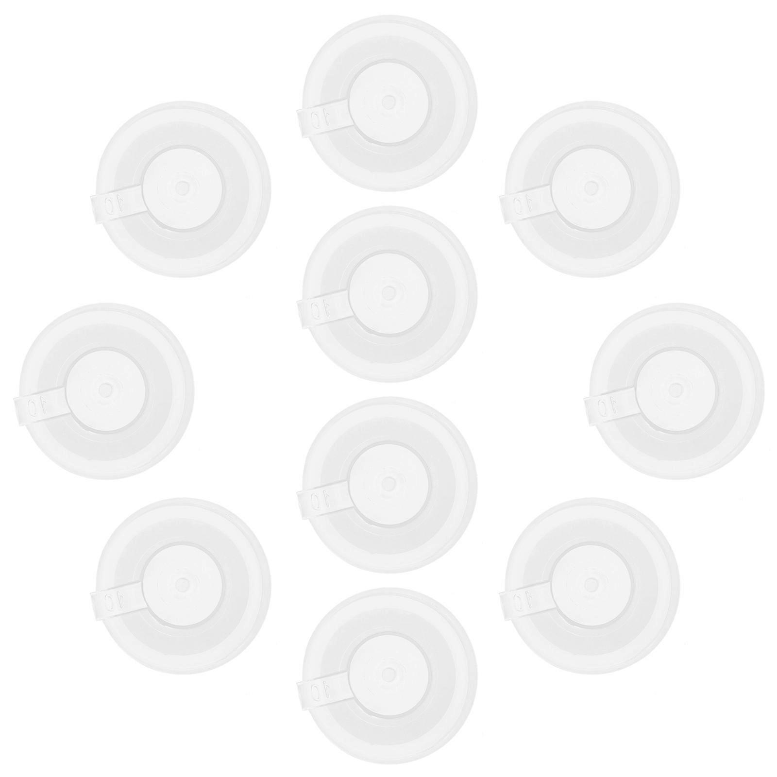 White Condiment Bottle Lid for Kitchen Precise Flow Control 100Pcs