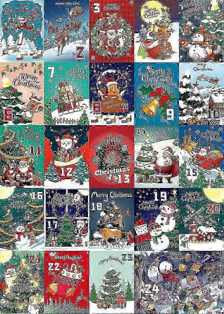 Holiday Advent Calendar 2024 with Surprise Toys