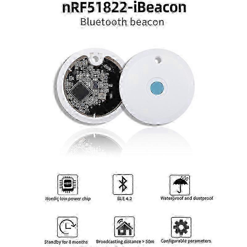 NRF51822 Bluetooth Module with Ibeacon Base Station Positioning: Beacon & Shell for Near Field Positioning