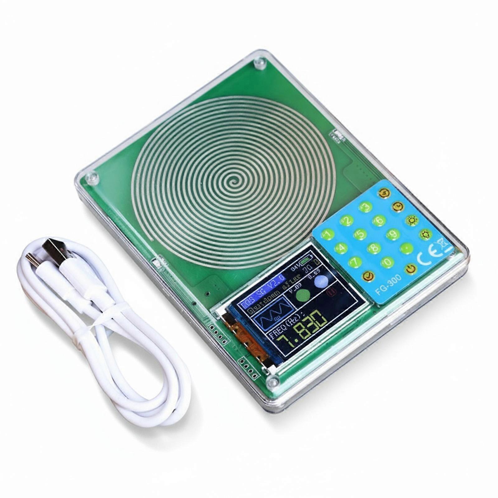 Adjustable Frequency Signal Generator 0.001Hz 200kHz High Precise ABS Shell Rechargeable Function Multicolor