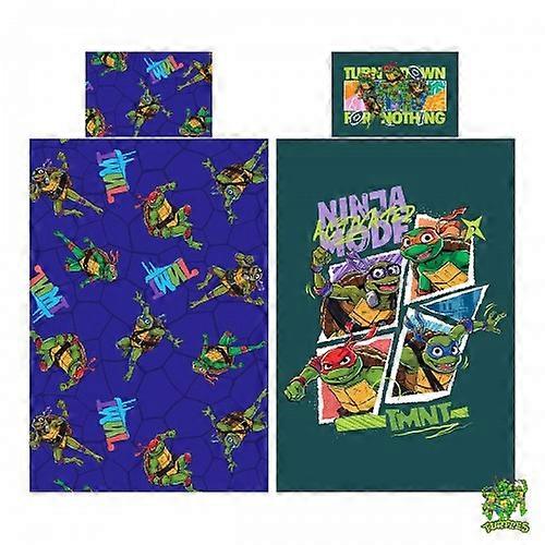 Ensemble de couette réversible Tortues Ninja (TMNT)