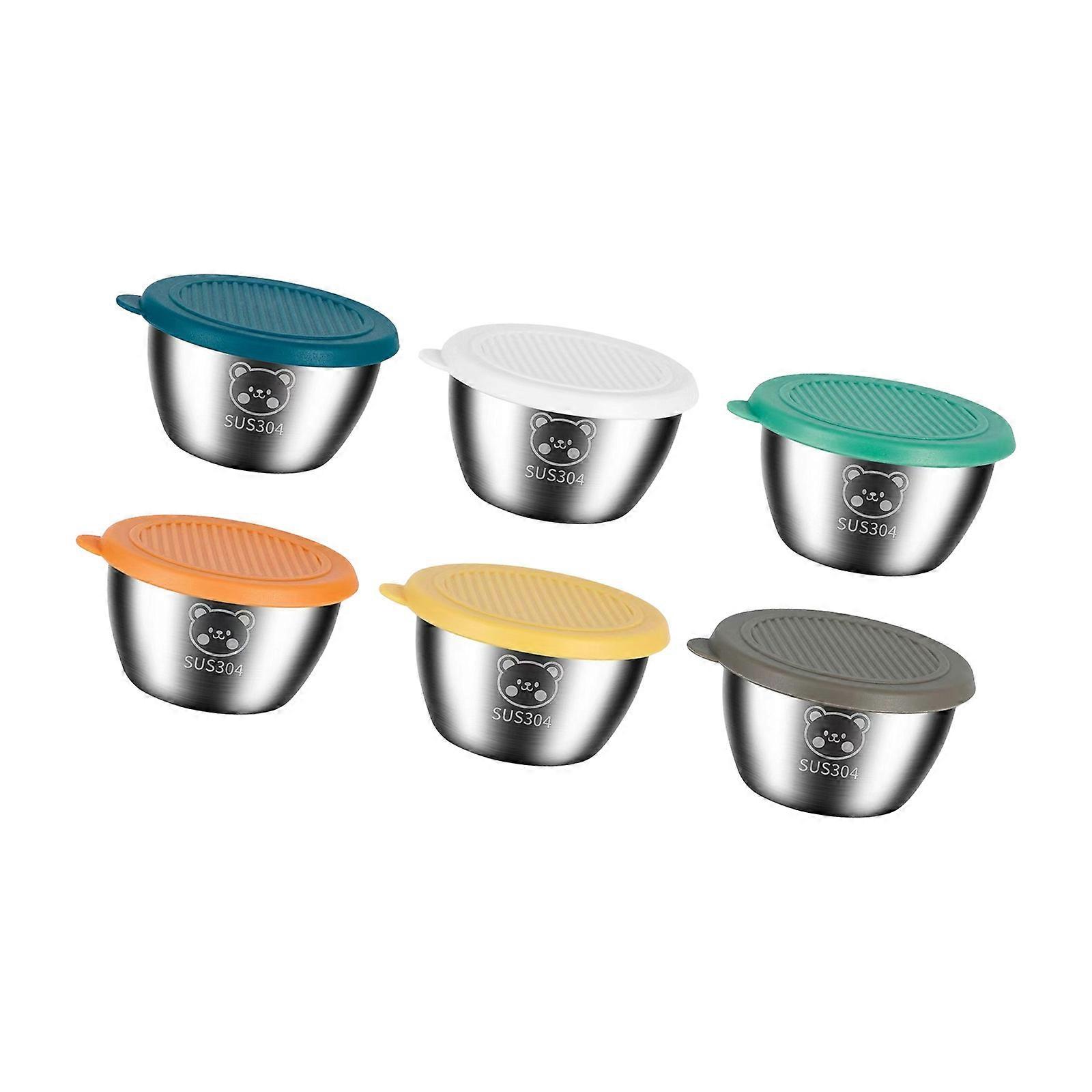 Efficient Salad Dressing Condiment Container Leak Proof Design User Friendly Materials Clear Window For Kitchen Camping Travel Multicolor