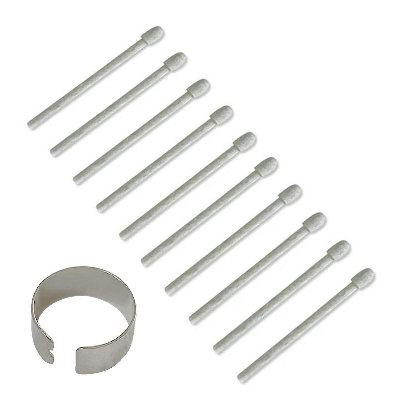 10Pcs/Pack Soft Touching Felts Styluses Nibs with Clip for Pen PTH460 PTH660 Drawing on Graphics Tablets Precisions Multicolor