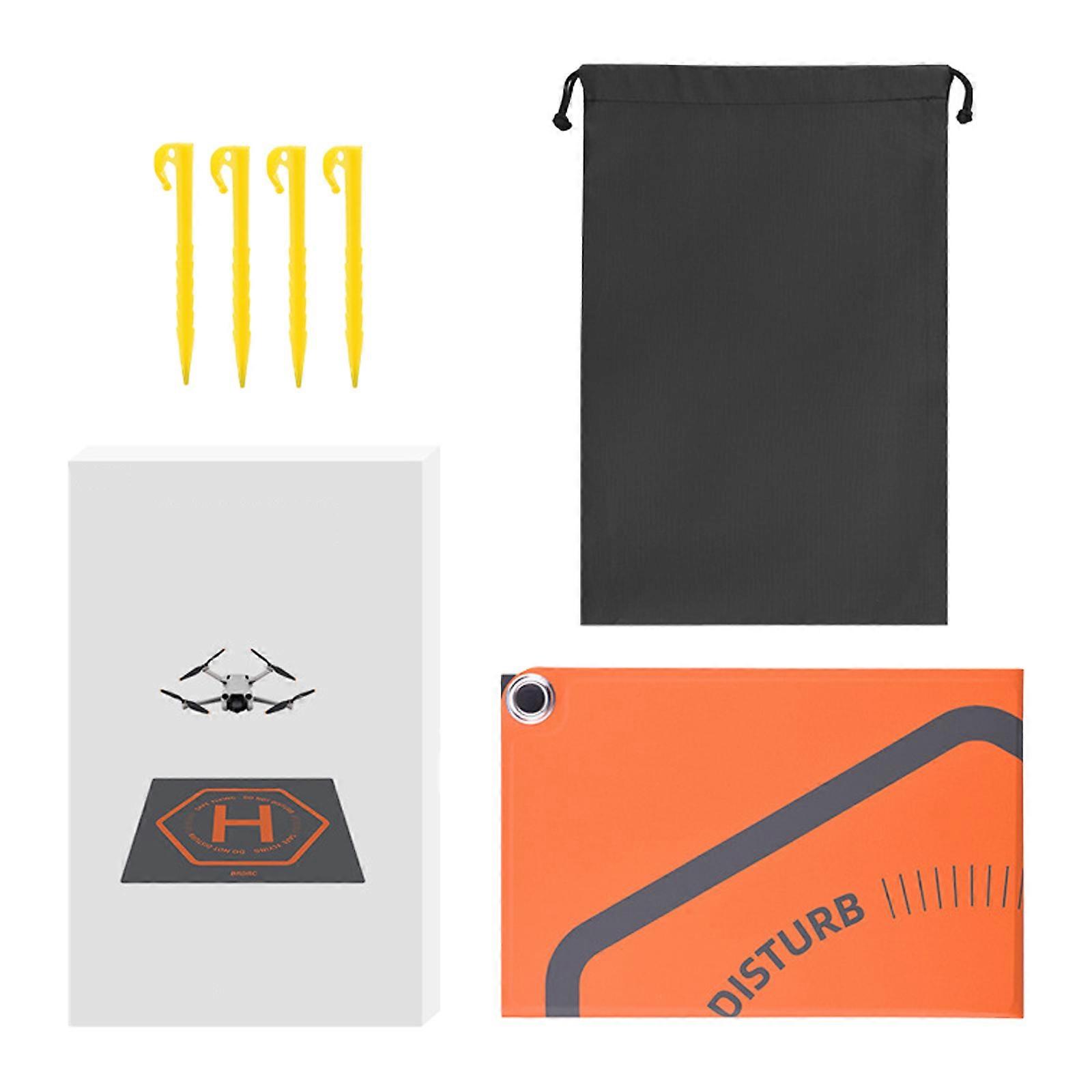 Professional UAV Landing Platform Quick Foldable Landing Pad Portable Landing Mat & Drawstring Bag for Quadcopter  50X50cm