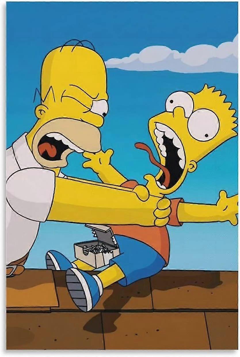 Puzzle rompicapo di Bart e Homer Simpson L0176