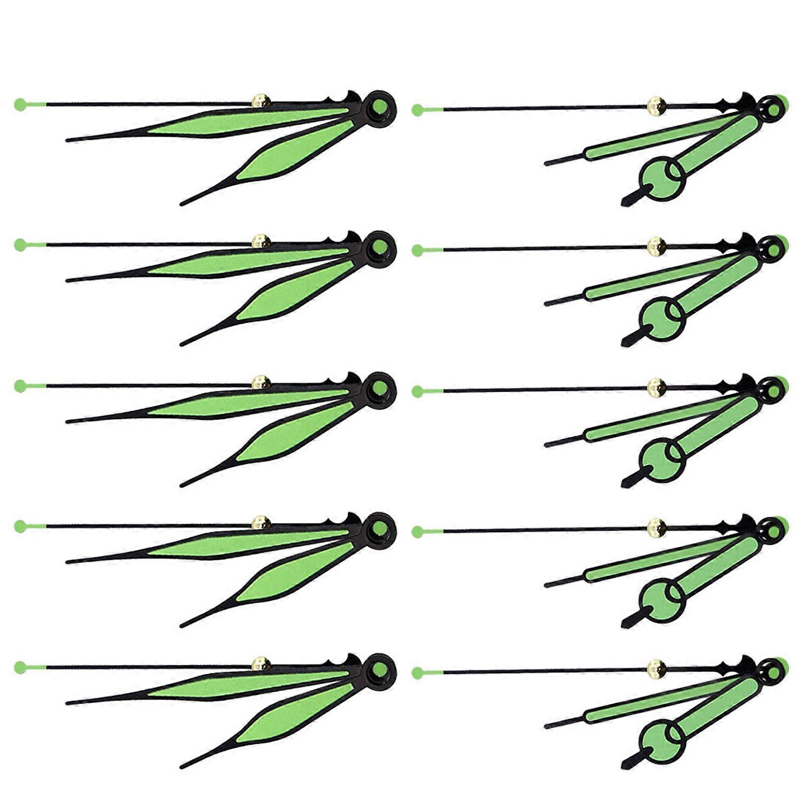 10 Sets of Repairing Clock Pointers Glowing Clock Hands Decorative Clock Set Durable Clock Making Clock Pointers