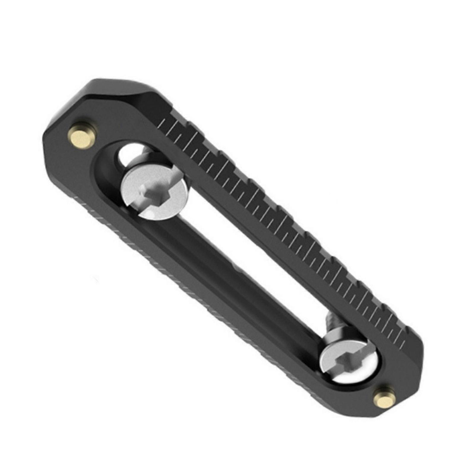 AntiOff Design Camera Rail Safety Rail with Safety Pin 1/4Inch Mounting Screws for Camera Rigs Video Accessories Multicolor
