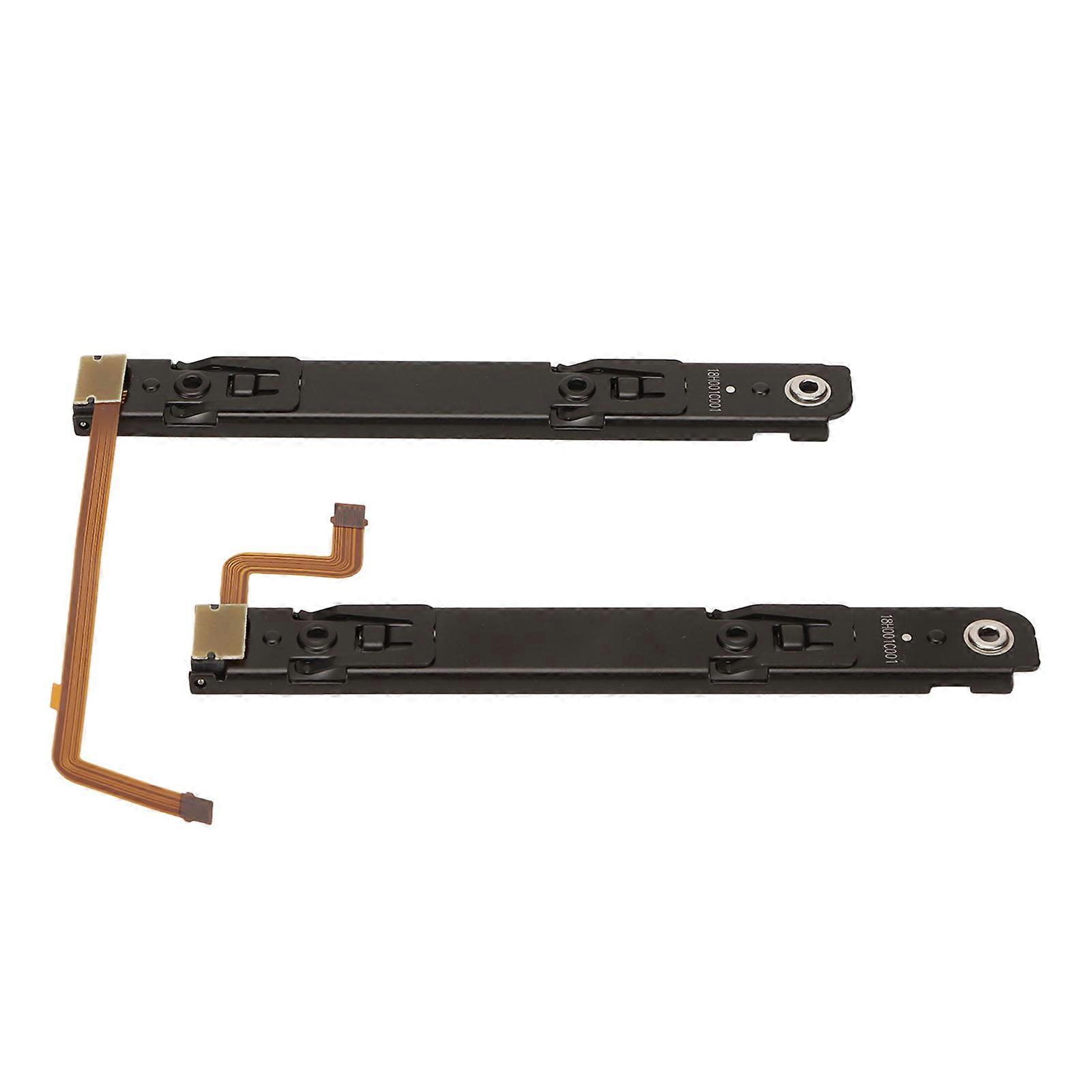 L R Slide Rail Professionele Vervanging Links Rechts Slide Rail met Sensor Flex Kabel voor Switch OLED Console