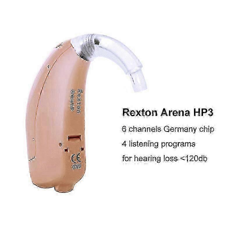 Powerful Digital Hearing Amplifier for Severe Hearing Loss Rexton BTE Model