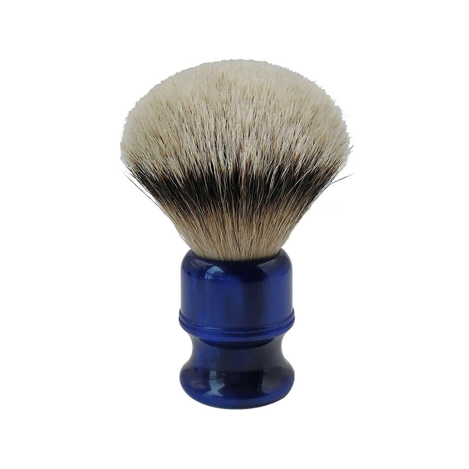 Shaving Brush with Soft Badger Bristles Resin Handle for Men Wet Beard Lather Grooming