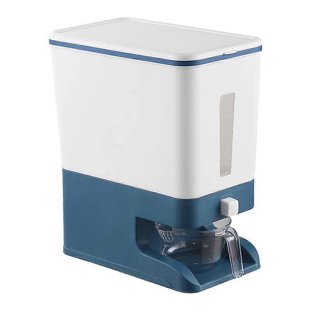 Rice Dispenser Type Sealed Grain Container Storage 10KGB Household Cereal Box Dispenser Bucket 10 Kg Capacity