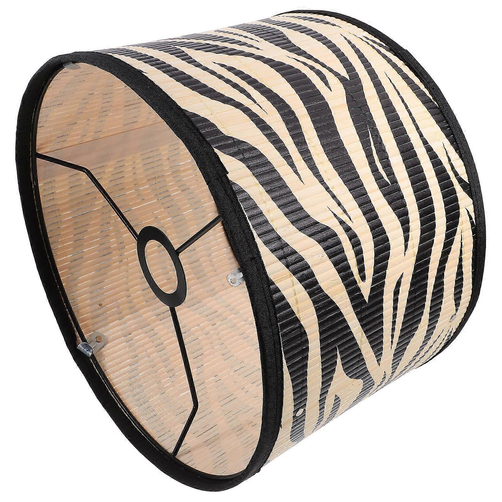 Replacement Table Lamp Shade Bamboo Patterned Desk Lamp Shade No Power Cord