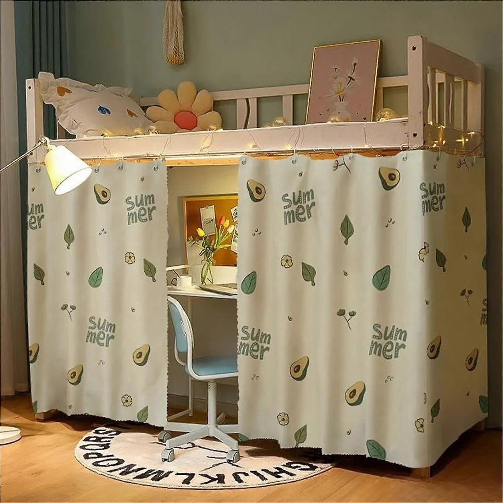 Bunk Bed Curtains Upper And Lower Bunk Dorm Room 1.35m Color8 Cloth 1 Piece