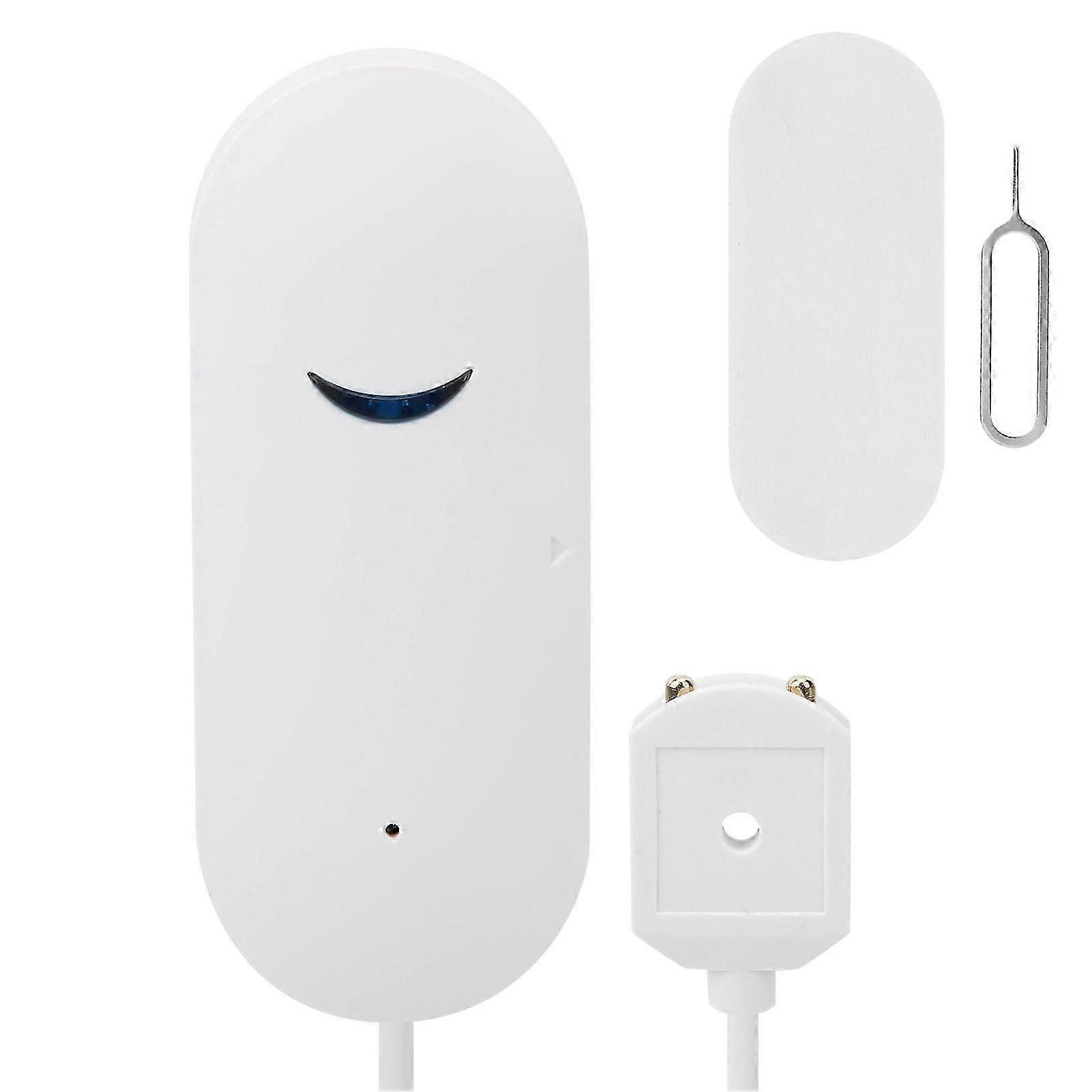 WIFI Water Leakage Detector Overflow Flooding Sensor Alarm with DoubleSided Tape for Tuya