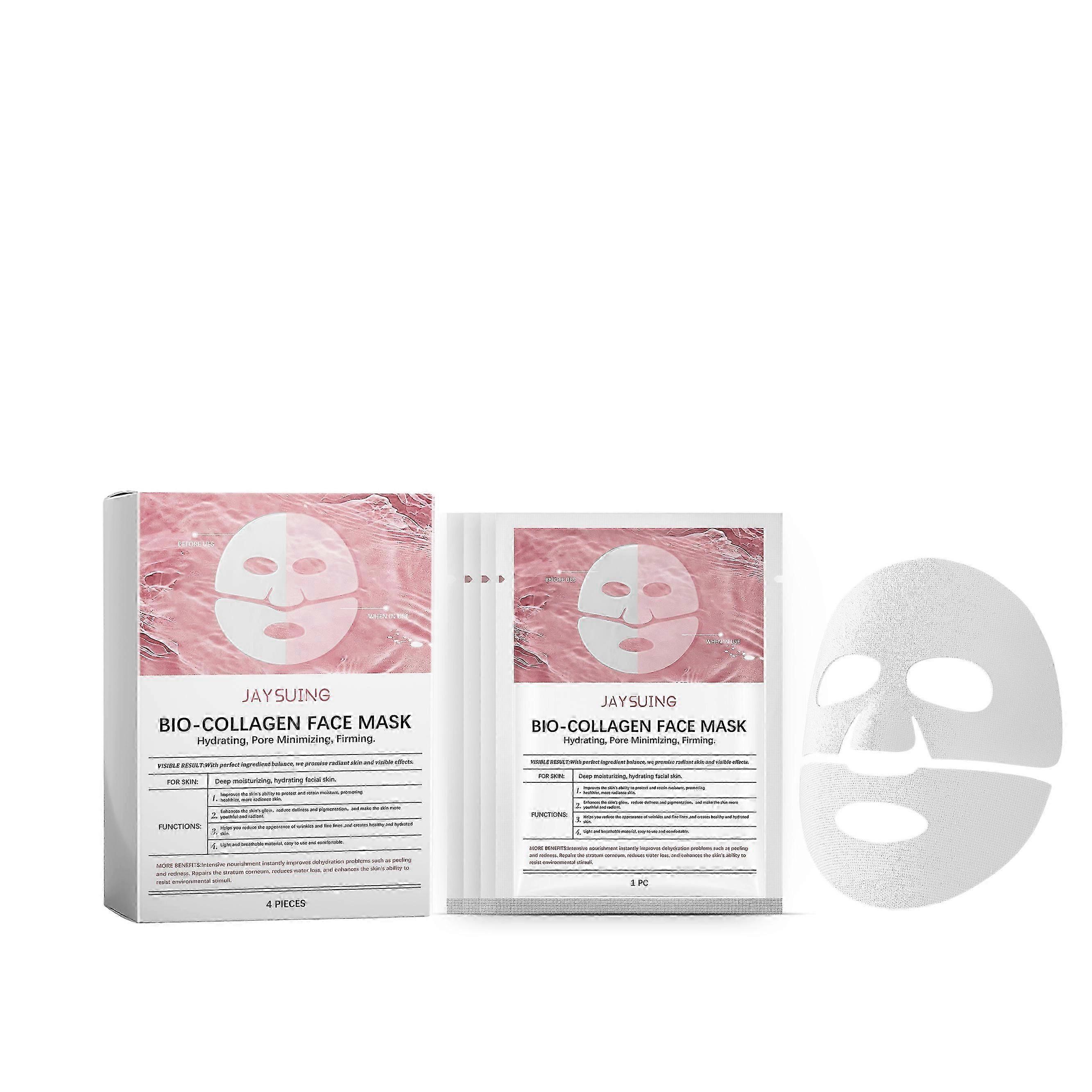 Deep Hydrating Facial Mask Set  Brighten, Smooth Pores  Boost Radiance (4pcs)