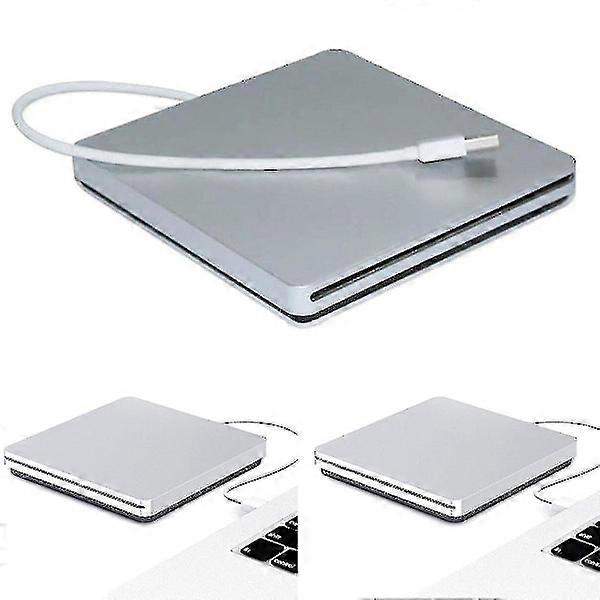 Compatible with Apple Pro Air Mac PC Laptop Macbook USB External Eject Tray CD/DVD Burner